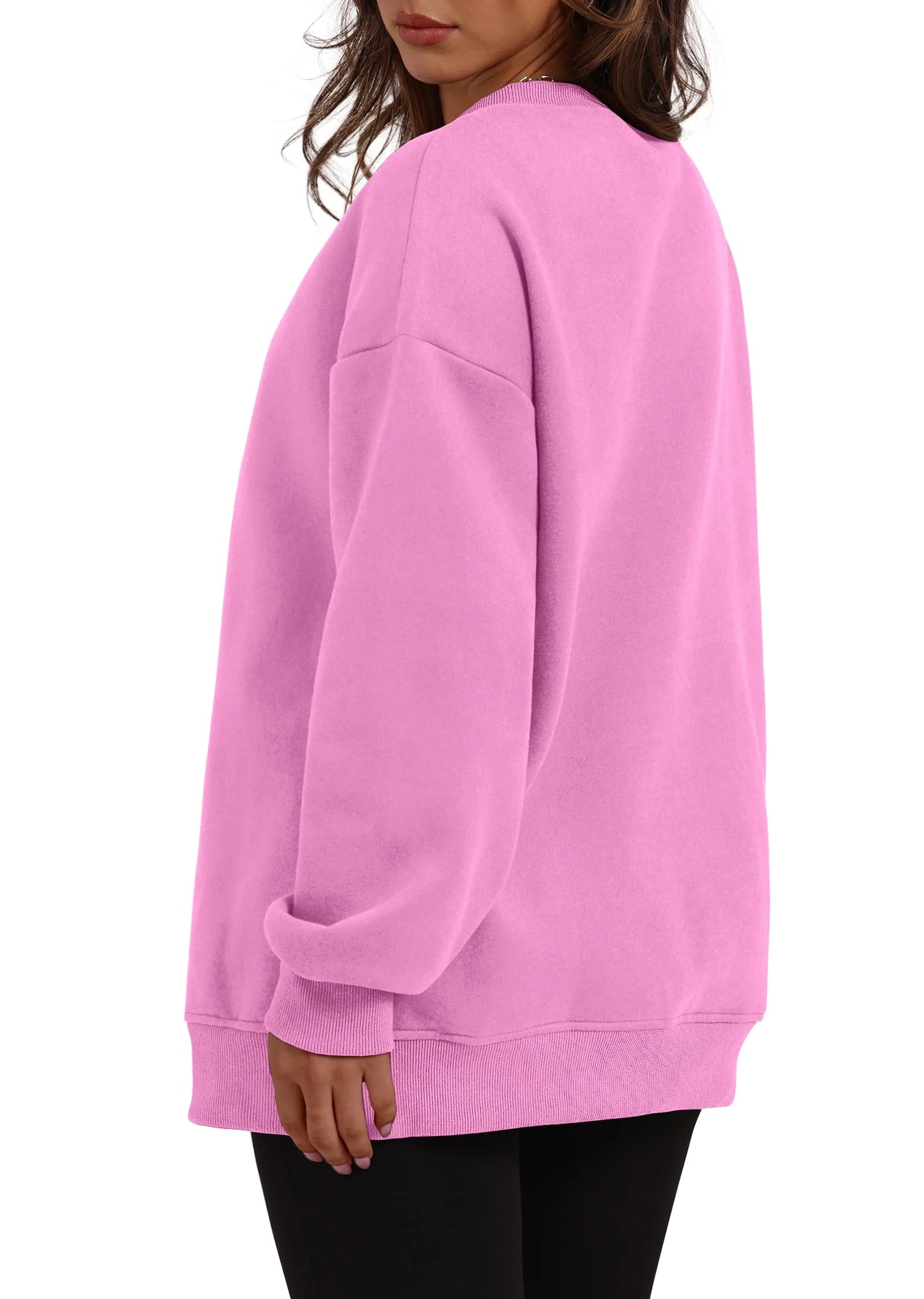 Women's Oversized Crewneck Sweatshirts with Pockets