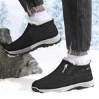 Men's Outdoor Slip-on Warm Boots - Slip-resistant, Puncture-resistant - Arch Support, Wide Toe