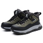 Men's Orthopedic Protective Hiking/Work Boots - Waterproof, Slip-resistant, Impact-resistant, Puncture-resistant - Wide toe box, Arch Support, Ankle Support