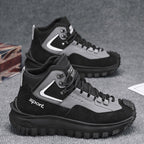Men's Outdoor Hiking Boots - Waterproof, Non-Slip, Puncture-Proof And Smash-Proof; Correct Arch Support And Wide Toe - Suitable For Daily Wear And Outdoor Adventures