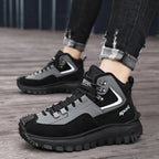 Men's Outdoor Hiking Boots - Waterproof, Non-Slip, Puncture-Proof And Smash-Proof; Correct Arch Support And Wide Toe - Suitable For Daily Wear And Outdoor Adventures