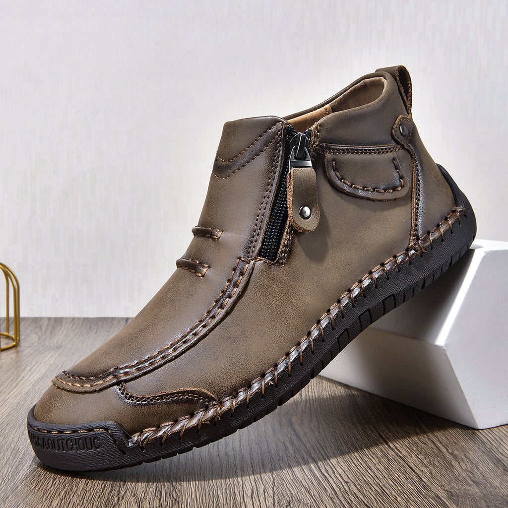⏰ Limited-Time 49% OFF – Comfortable Flat-Soled Handmade Leather Casual Shoes