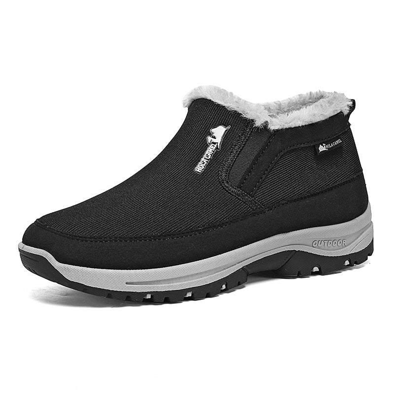 Men's Outdoor Slip-on Warm Boots - Slip-resistant, Puncture-resistant - Arch Support, Wide Toe