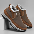 Men's Outdoor Slip-on Warm Boots - Slip-resistant, Puncture-resistant - Arch Support, Wide Toe