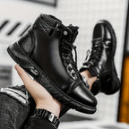 Men's Casual Versatile Genuine Leather Martin Boots