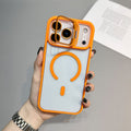 Luxury Magnetic MagSafe Shockproof Case for iPhone 17 Air Pro Max with Lens Bracket