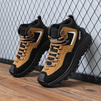 Men's Outdoor Hiking Boots - Waterproof, Non-Slip, Puncture-Proof And Smash-Proof; Correct Arch Support And Wide Toe - Suitable For Daily Wear And Outdoor Adventures