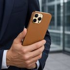 Premium Leather Anti-Fingerprint - Comfortable Grip iPhone 17 Series