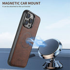 ChubbyArmor LuxeFlip - 2-in-1 Magnetic Leather Case with Detachable Wallet - Magsafe Compatible Flip Stand