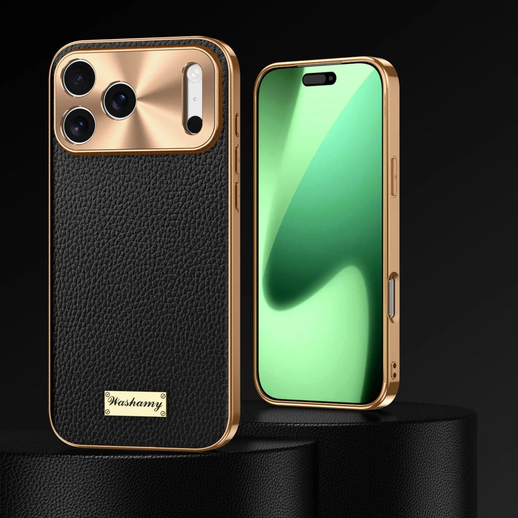 Premium Leather Anti-Fingerprint - Comfortable Grip iPhone 17 Series