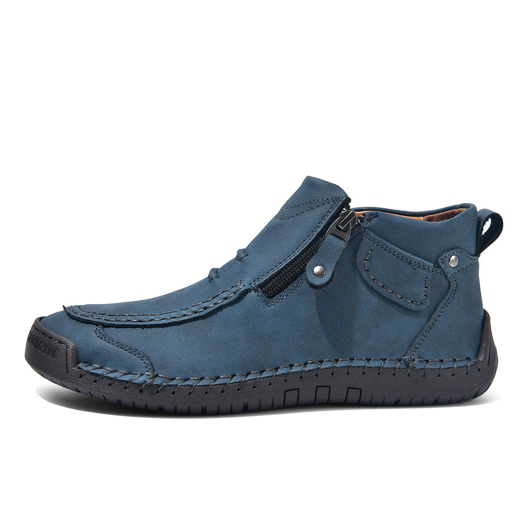 ⏰ Limited-Time 49% OFF – Comfortable Flat-Soled Handmade Leather Casual Shoes